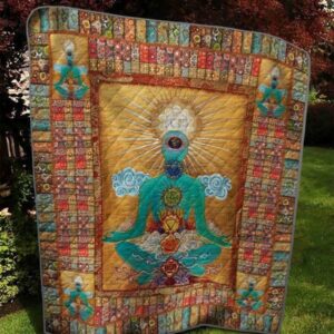 Chakras Energy P110403 Quilt Blanket  Quilt
